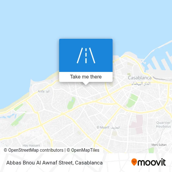 Abbas Bnou Al Awnaf Street map