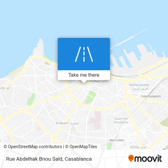 Rue Abdelhak Bnou Saïd map