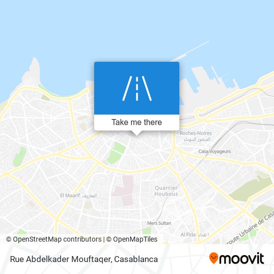 Rue Abdelkader Mouftaqer plan