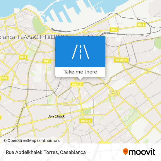 Rue Abdelkhalek Torres map