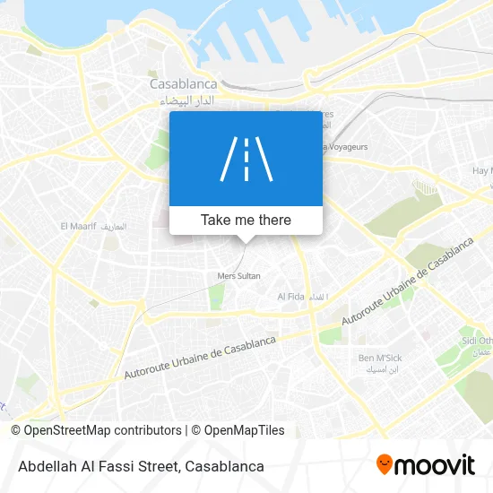 Abdellah Al Fassi Street map