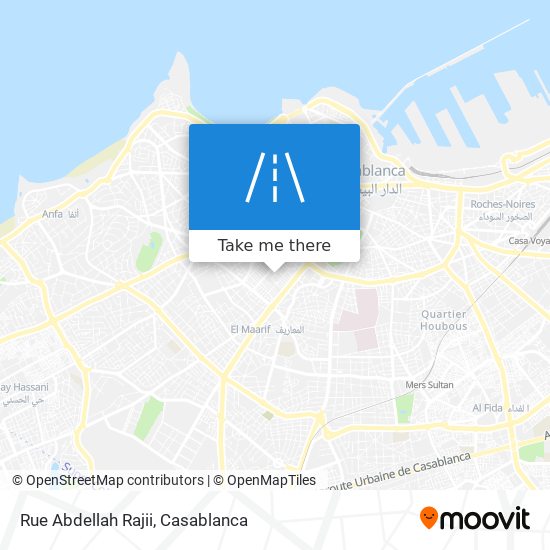 Rue Abdellah Rajii map