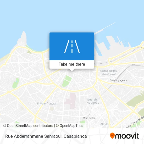 Rue Abderrahmane Sahraoui map