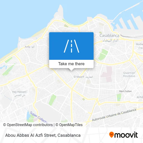 Abou Abbas Al Azfi Street map