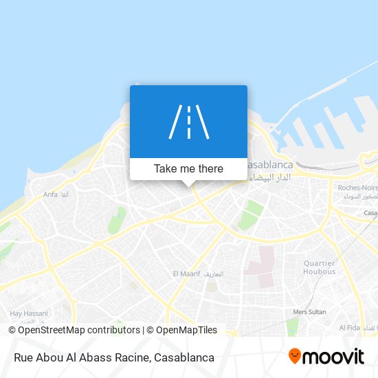 Rue Abou Al Abass Racine map