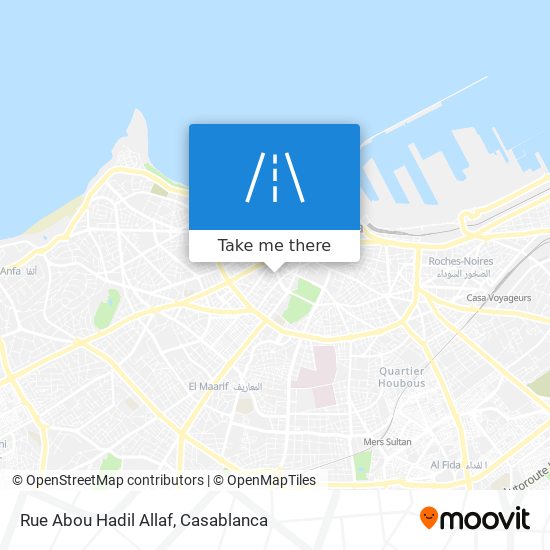 Rue Abou Hadil Allaf map