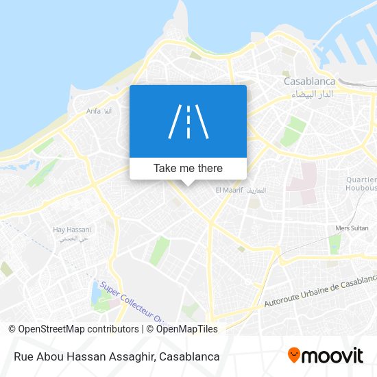 Rue Abou Hassan Assaghir map