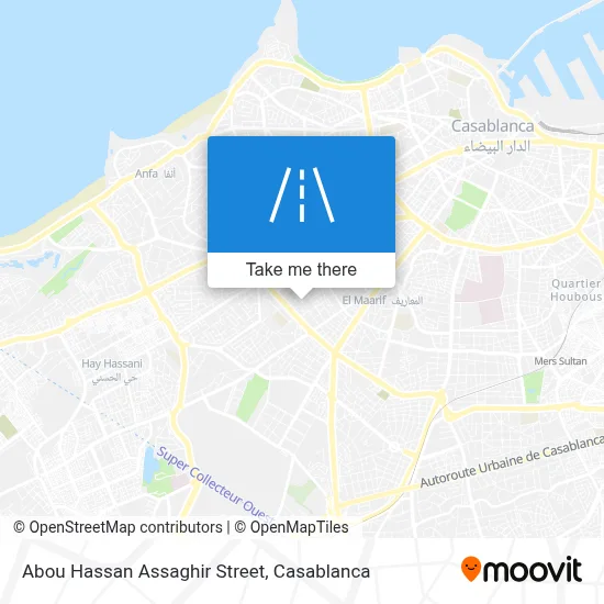 Abou Hassan Assaghir Street map