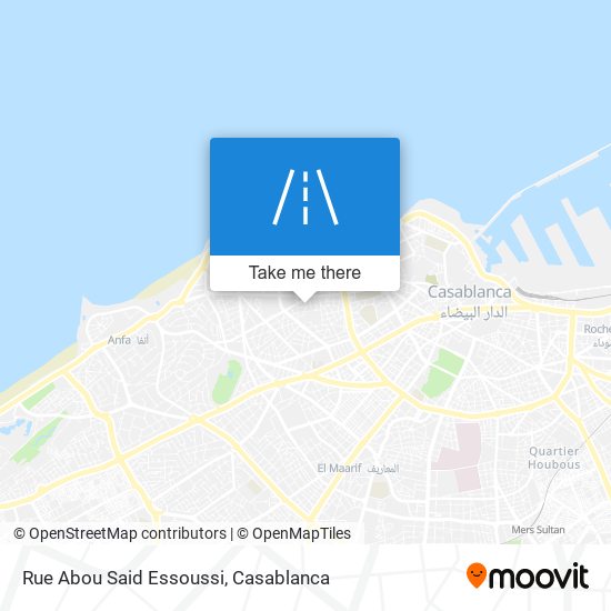 Rue Abou Said Essoussi map