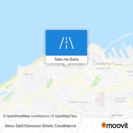 Abou Said Essoussi Street map