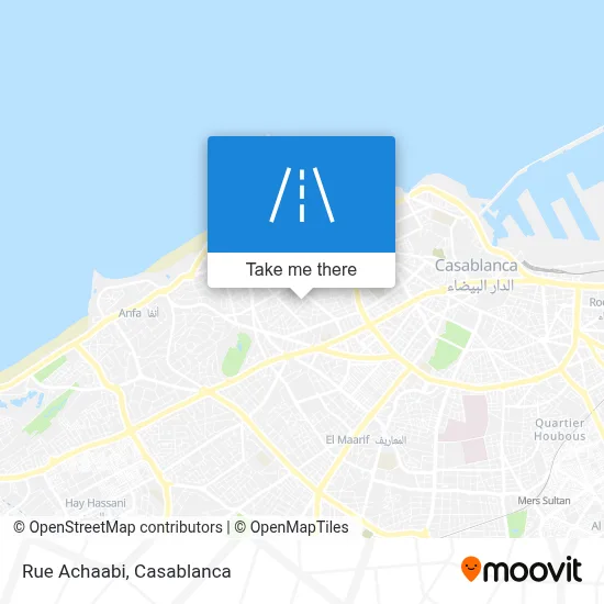 Rue Achaabi map