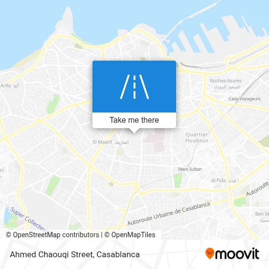Ahmed Chaouqi Street map