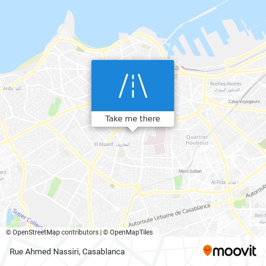 Rue Ahmed Nassiri map