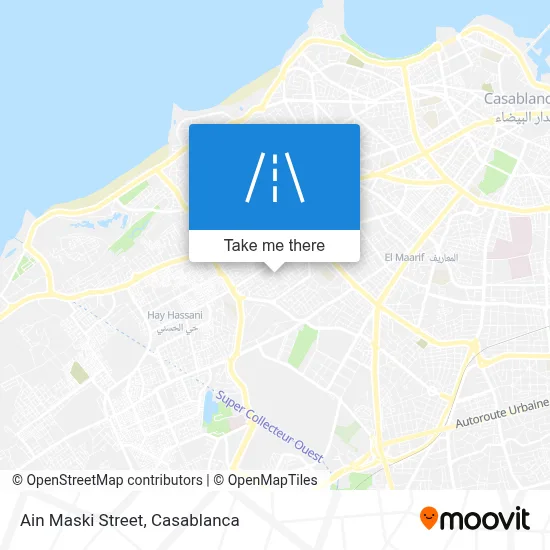 Ain Maski Street map