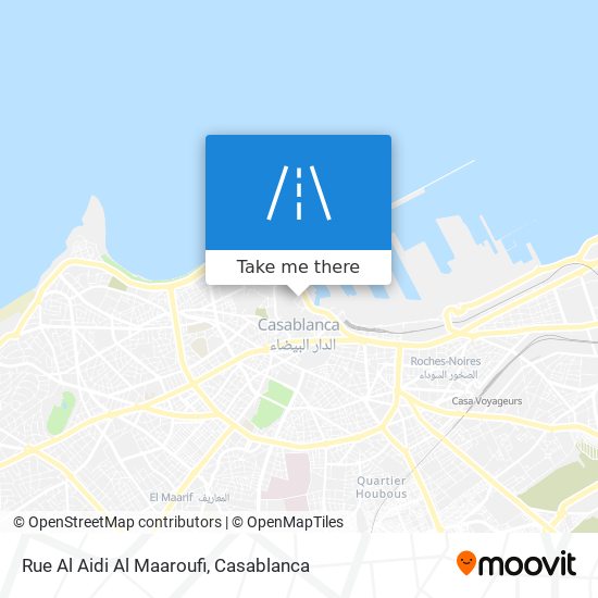 Rue Al Aidi Al Maaroufi map