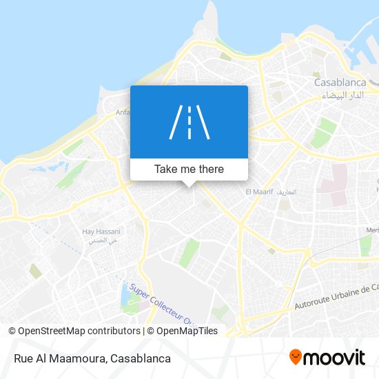 Rue Al Maamoura map