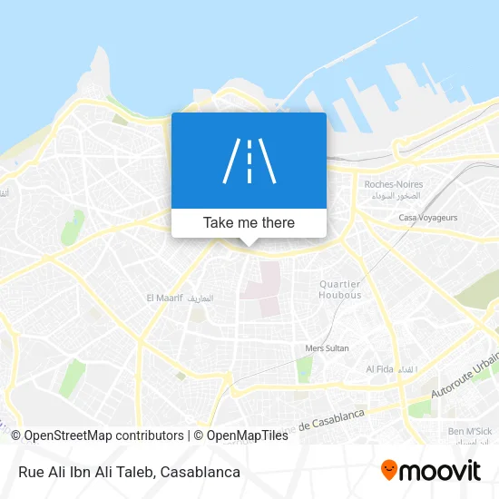 Rue Ali Ibn Ali Taleb map