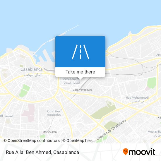 Rue Allal Ben Ahmed map