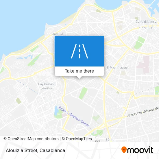 Alouizia Street map