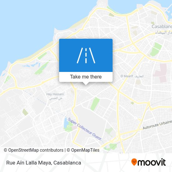 Rue Aïn Lalla Maya map