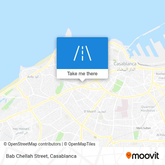Bab Chellah Street map