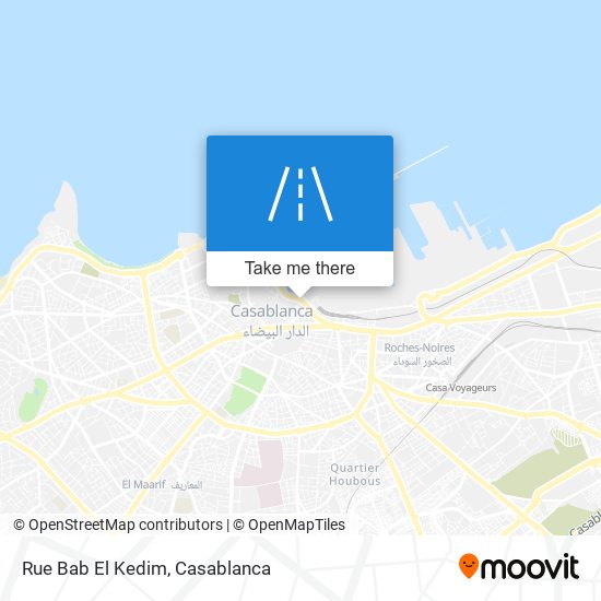 Rue Bab El Kedim map