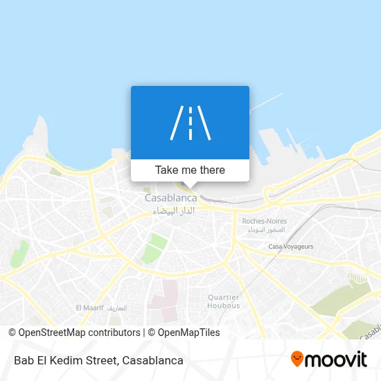 Bab El Kedim Street map