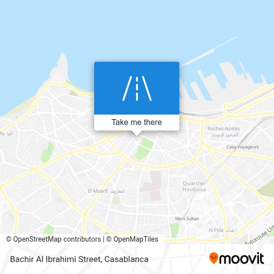 Bachir Al Ibrahimi Street map