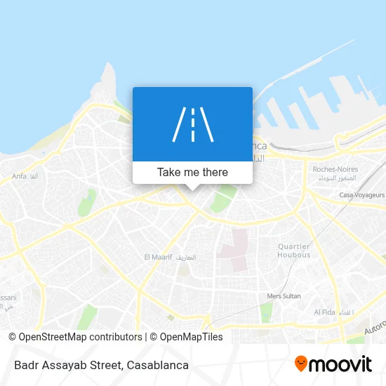 Badr Assayab Street map