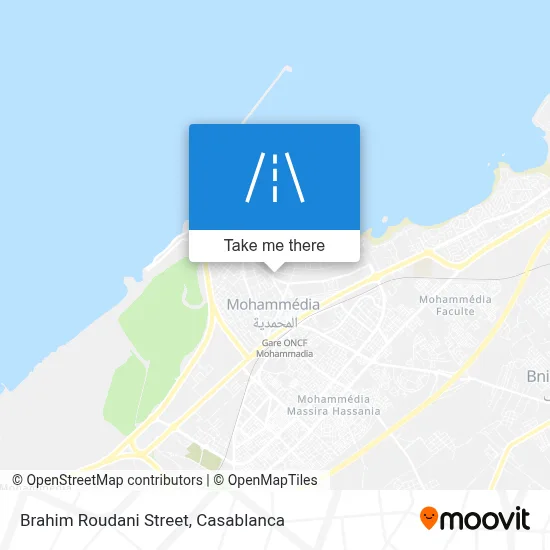 Brahim Roudani Street map