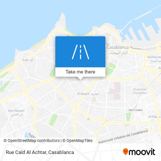 Rue Caïd Al Achtar map