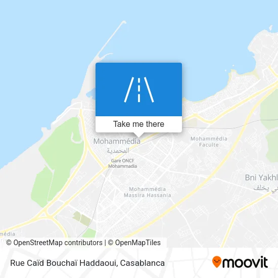 Rue Caïd Bouchaï Haddaoui map