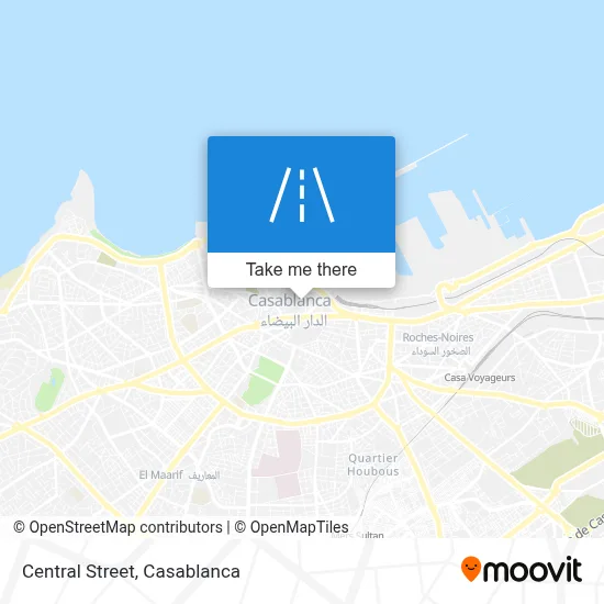 Central Street map