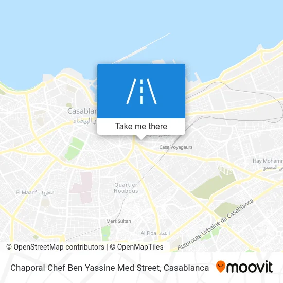 Chaporal Chef Ben Yassine Med Street map