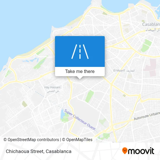 Rue Chichaoua plan