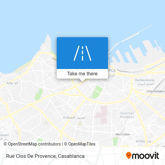 Rue Clos De Provence map