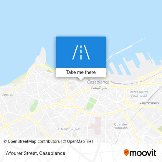 Afourer Street map