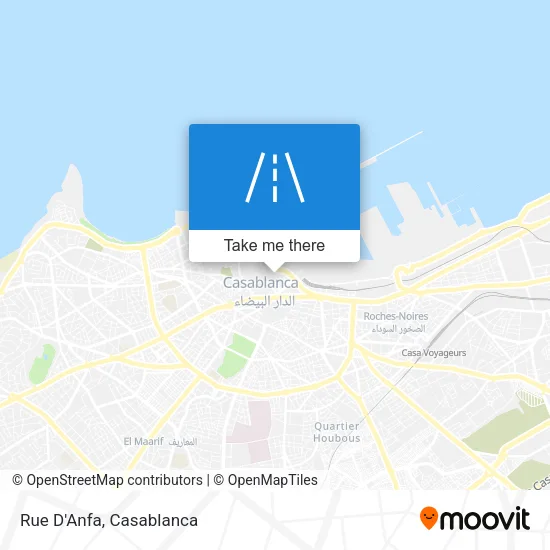 Rue D'Anfa map