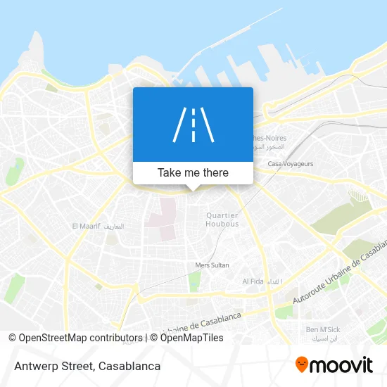 Antwerp Street map