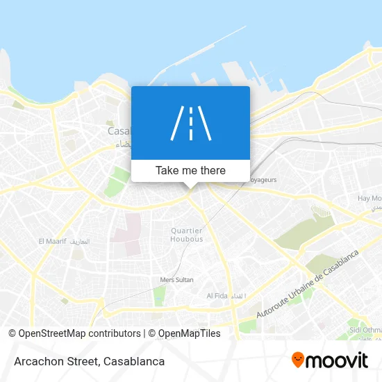 Arcachon Street map