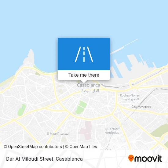 Dar Al Miloudi Street map