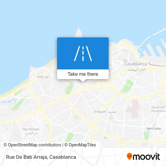 Rue De Bab Arraja map