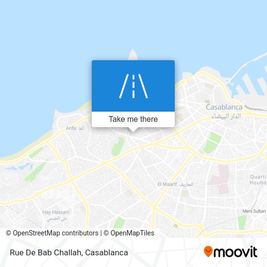 Rue De Bab Challah map