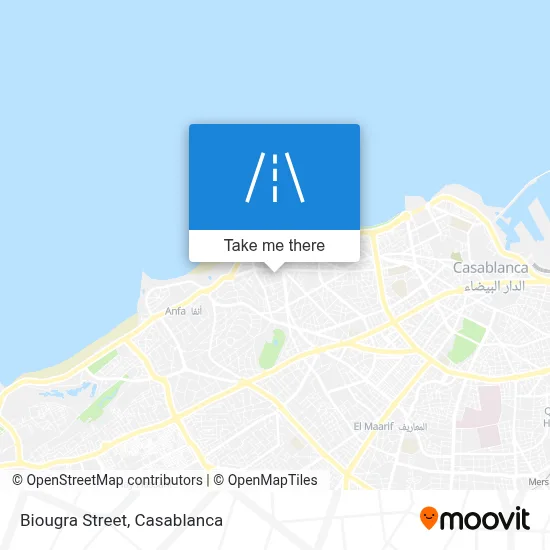 Biougra Street map
