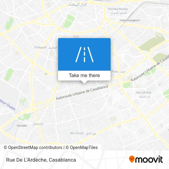Rue De L'Ardèche map