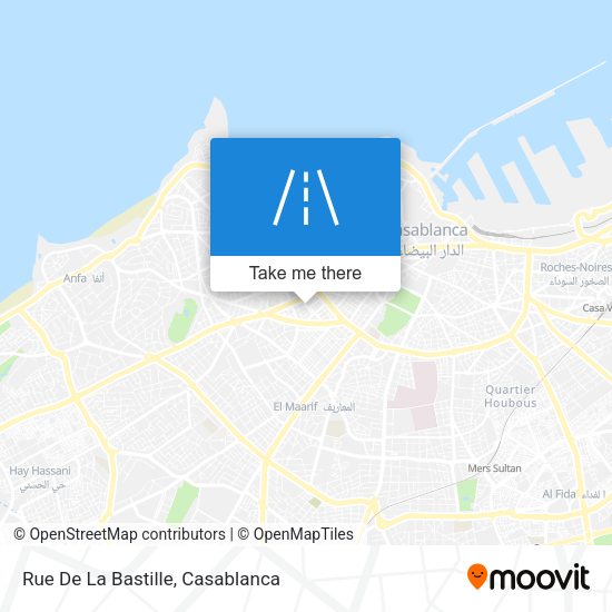 Rue De La Bastille map