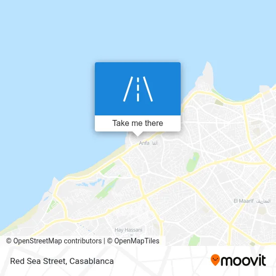 Red Sea Street map