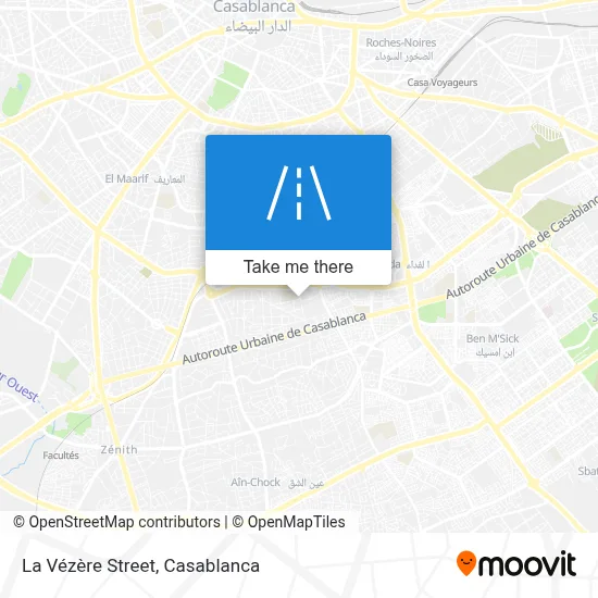 La Vézère Street map