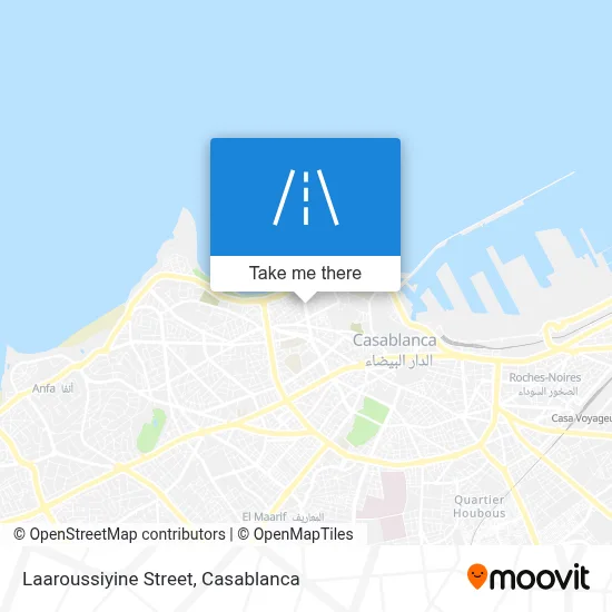 Laaroussiyine Street map