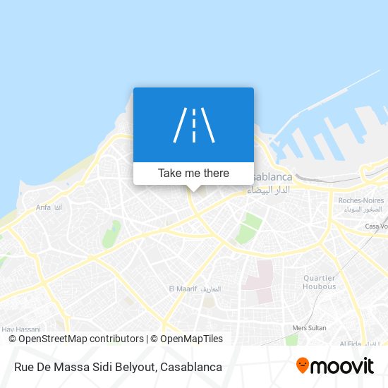 Rue De Massa Sidi Belyout map